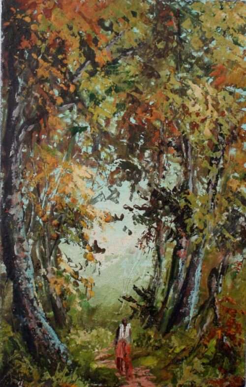 VINTAGE:  TWO ORIGINAL OIL PAINTINGS - RURAL AFRICAN SCENES - SEE BOTH!!!