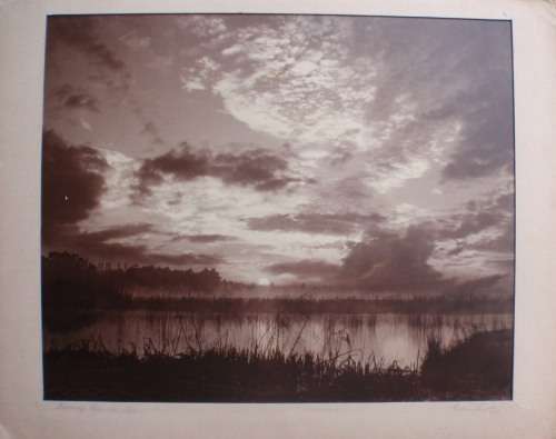 VINTAGE - ORIGINAL SIGNED PHOTO PRINT BY AWARD WINNING, GORDON DOUGLAS 'MORNING GILDS THE SKY' 1951