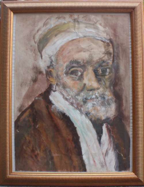 VINTAGE: FASCINATING PORTRAIT OF A MAN - SO MUCH SOUL AND CHARACTER - LOVELY FRAME - BARGAIN!!!