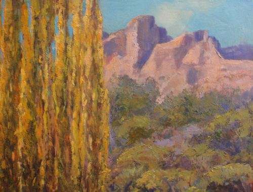 ORIGINAL DARRELL COTTON - S.AFRICAN,  FREE STATE LANDSCAPE CLARENS & GOLDEN GATE