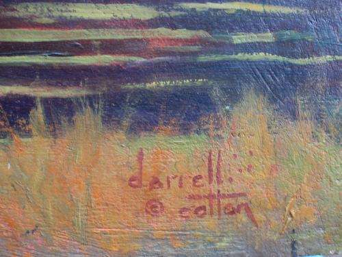 ORIGINAL DARRELL COTTON - S.AFRICAN,  FREE STATE LANDSCAPE CLARENS & GOLDEN GATE