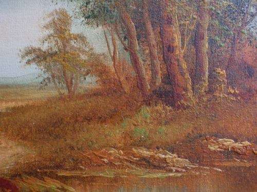 ORIGINAL CLARA INNESS 1874-1932 - INVESTMENT ART - SELLING AT AUCTION FOR R8,800 CHARMING LANDSCAPE