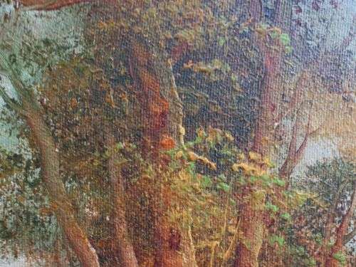 ORIGINAL CLARA INNESS 1874-1932 - INVESTMENT ART - SELLING AT AUCTION FOR R8,800 CHARMING LANDSCAPE