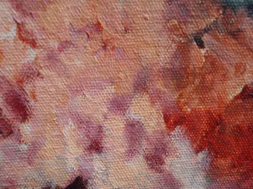 WONDERFUL ORIGINAL MAUREEN DE MOOR. IMPRESSIONIST OIL PAINTING `AUTUMN IN CLARENS` WELL KNOWN ARTIST
