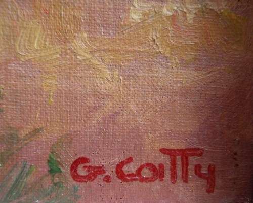 INVESTMENT ART - G.CATTY (GUISEPPE CATTARUZZA (1914-1994) SOUTH AFRICAN ARTIST - MASTER ARTIST!