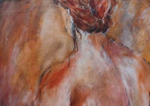 STUNNING ORIGINAL LESLEY MAGWOOD-FRASER ORIGINAL - WELL KNOWN S.AFRICAN ARTIST. SOPHISTICATED NUDE