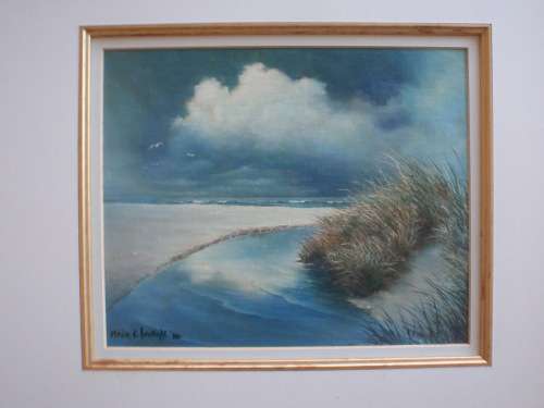 Stunning original Mark Phillips in magnificent frame. 1948- 2023