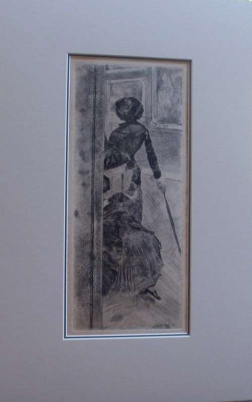 EDGAR DEGAS - GENUINE ORIGINAL ETCHING - VALUED by BONHAMS LONDON - LOW START FOR INVESTMENT ART!