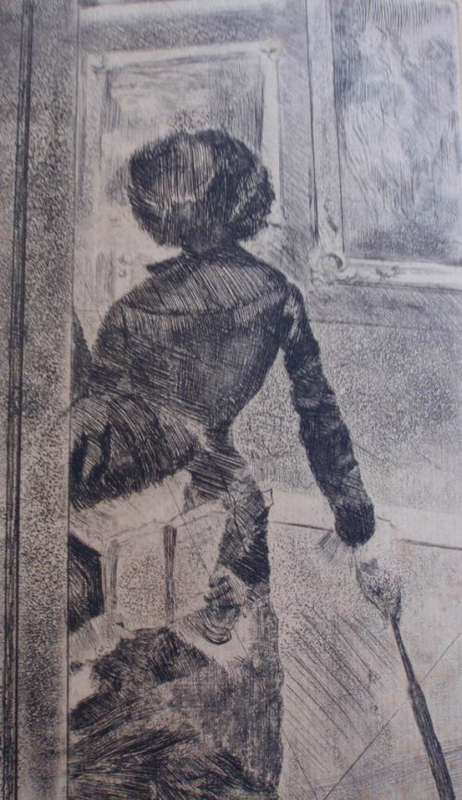EDGAR DEGAS - GENUINE ORIGINAL ETCHING - VALUED by BONHAMS LONDON - LOW START FOR INVESTMENT ART!
