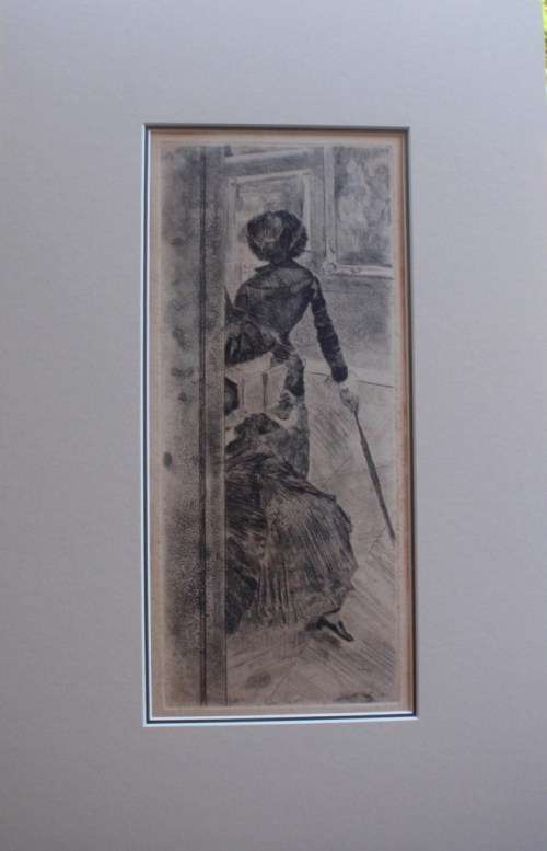 EDGAR DEGAS - GENUINE ORIGINAL ETCHING - VALUED by BONHAMS LONDON - LOW START FOR INVESTMENT ART!