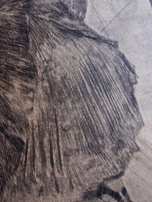 EDGAR DEGAS - GENUINE ORIGINAL ETCHING - VALUED by BONHAMS LONDON - LOW START FOR INVESTMENT ART!