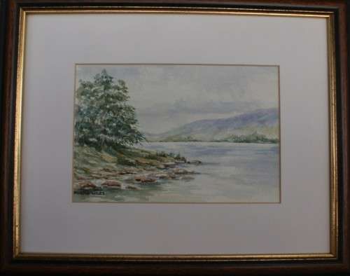 ORIGINAL WATERCOLOURS - NORMA WILES - TWO LOVELY SCENES `ON THE WAY TO THE BERG, KWA ZULU-NATAL.`