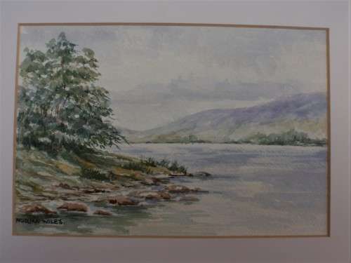 ORIGINAL WATERCOLOURS - NORMA WILES - TWO LOVELY SCENES `ON THE WAY TO THE BERG, KWA ZULU-NATAL.`