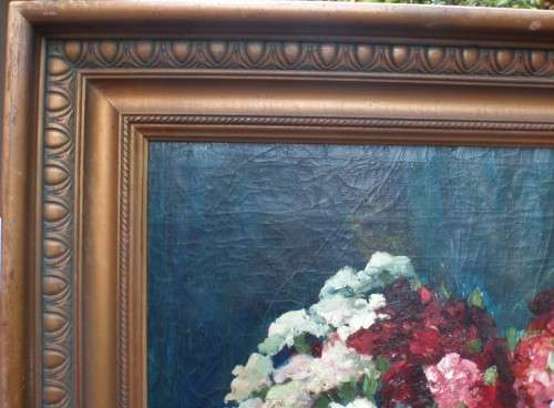 Majestic old Impressionist still life - wonderful original piece! Fabulous character painting.