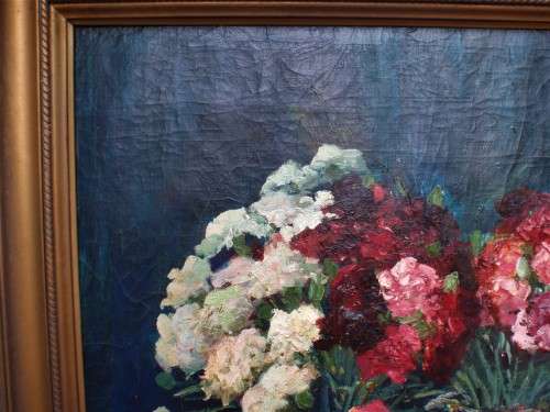 Majestic old Impressionist still life - wonderful original piece! Fabulous character painting.