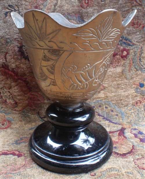 Antique from prestigious Clements Newling, London. Arty Chinese design - collectable!