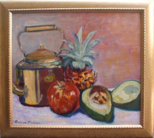 Stunning original Jeanne Motion oil painting. Well framed - bargain.
