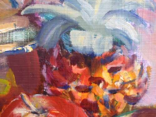 Stunning original Jeanne Motion oil painting. Well framed - bargain.