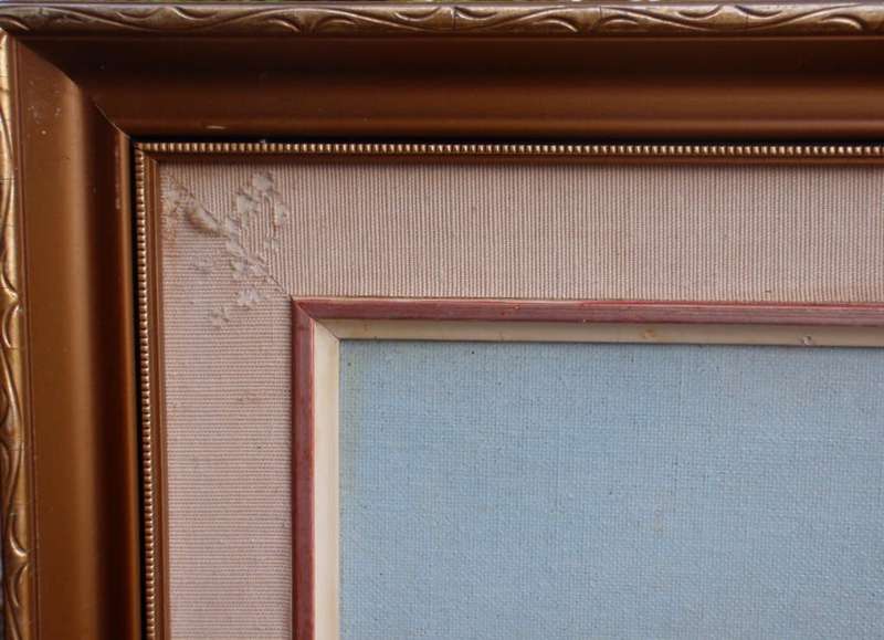 Vintage oil painting by H.Greenaway.  Classic S.African landscape beautifully executed.