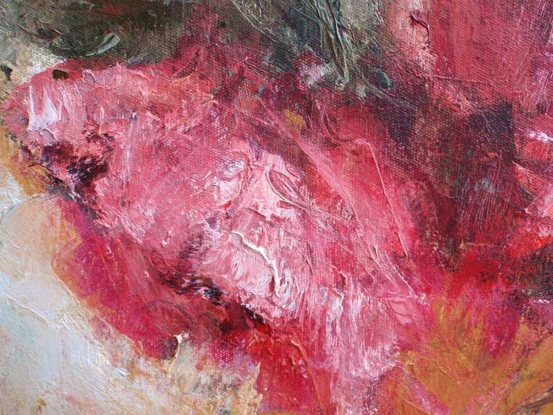 Stunning original impressionist oil painting by Shirley Howell - well documented artist.
