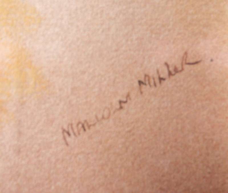 Original art, doggy pawtrait `How much is that doggy in the window` pastels.  Malcolm Miller.