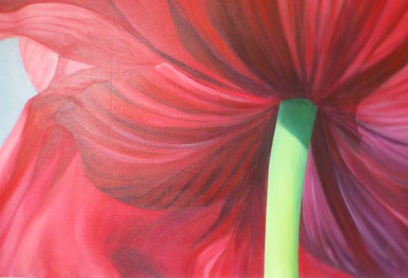 Stunning original Arlene McDade `Follow the Sun` Large canvas  150cm  x 83cm x 4cm. Buy direct.
