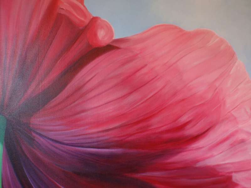 Stunning original Arlene McDade `Follow the Sun` Large canvas  150cm  x 83cm x 4cm. Buy direct.