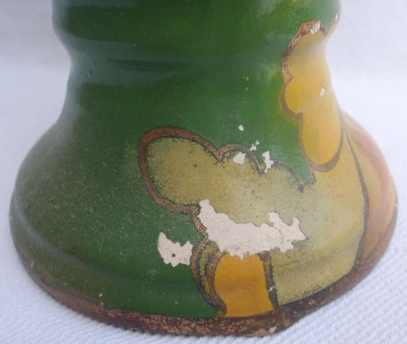Art Deco - Savoy Wilton - hand painted vase, design reminecent of Clarice Cliff designs.