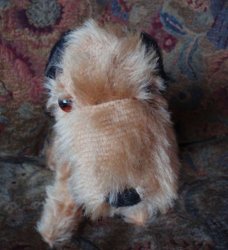 Antique toy dog `Terrier` Adorable authentic, collectible item. Real character piece for collector.