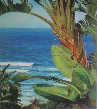 INDIAN OCEAN VIEWS (BLUFF) - LIMITED EDITION GICLEE, SIGNED ARLENE McDADE