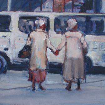 Original Oil Painting - Friends
