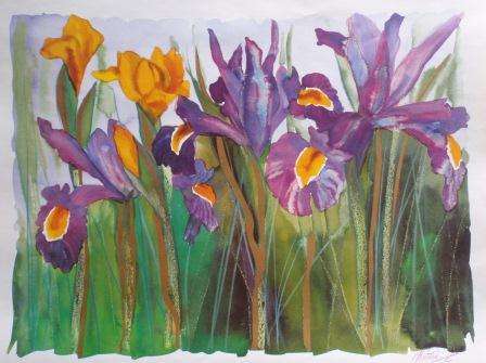Six lovely prints of watercolour paintings - see others (price is for all six) MAKE A BOTANICAL SET