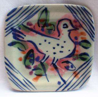 PICASSO PLATE - LOVELY HANDMADE POTTERY - ARTY KITCHEN DECOR!