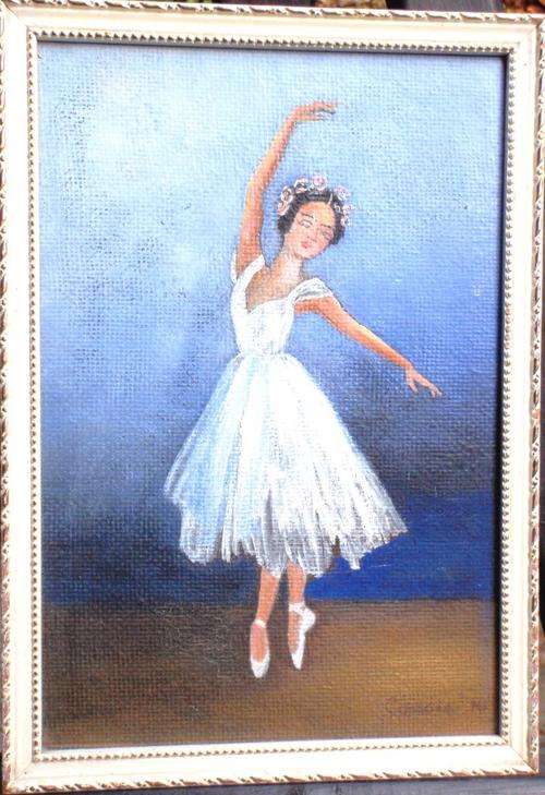 ORIGINAL - BALLET DANCER - LOVELY FOR LITTLE BALLERINA'S ROOM!!!