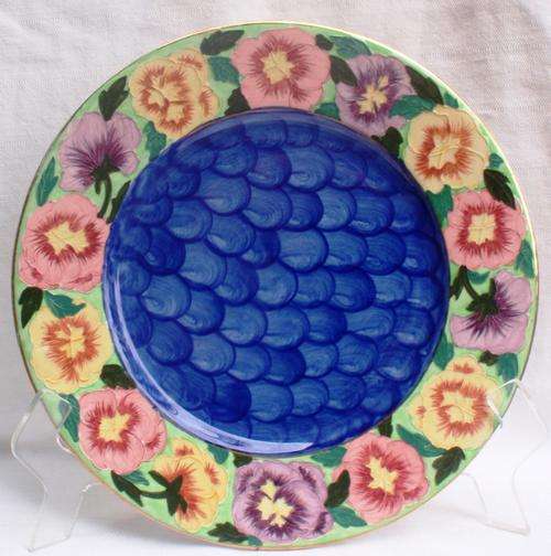 MALING LUSTRE PANSY PLATE - VERY COLLECTABLE 1930's IN LOVELY CONDITION!!!
