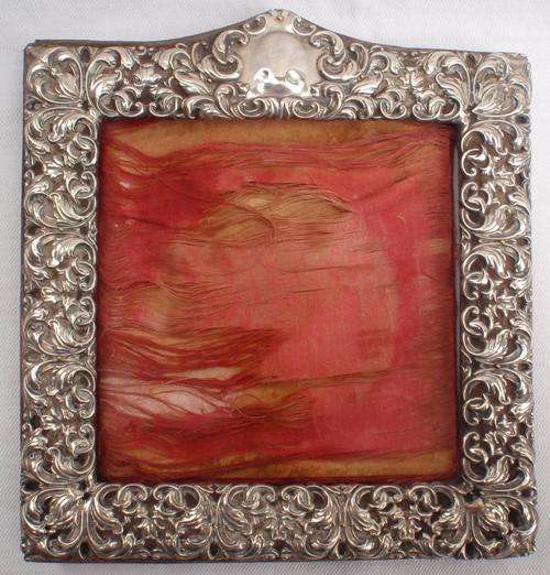 ANTIQUE STERLING SILVER FRAME - VICTORIAN SILVERSMITH - RARE AND COLLECTABLE - BIRMINGHAM 1904