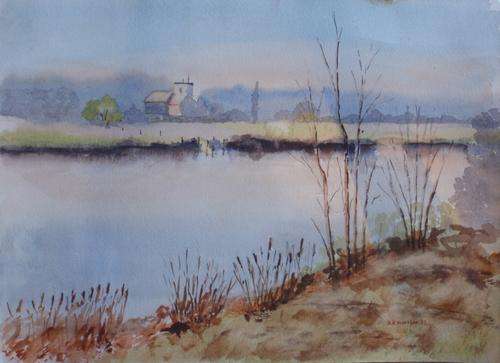 STUNNING ORIGINAL WATERCOLOUR BY A.R.WHEELER '77 - BARGAIN!!!