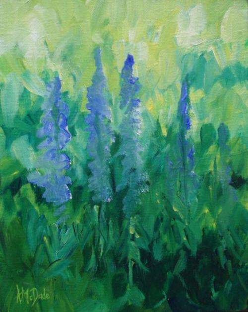 Original Arlene McDade 'Impressionist Stocks'