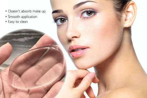 JT - Silicone Jelly Cosmetic Beauty Makeup Tool Health Transparent Makeup Puff