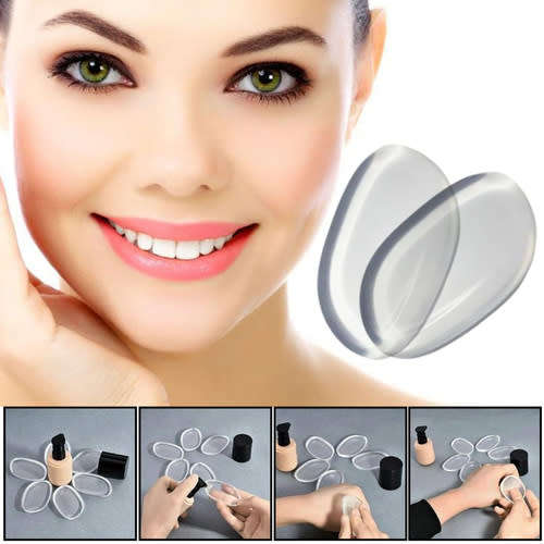 JT - Silicone Jelly Cosmetic Beauty Makeup Tool Health Transparent Makeup Puff