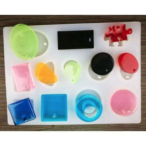 Craftsy - Mould - DIY Jewelry Making - 12 shapes Silicone Mould
