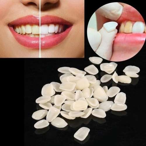 50Pcs Dental Temporary Crowns Resin Porcelain Materials