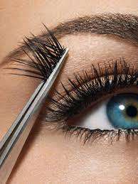 "EYELASHES"  semi permanent individual lashes + Black glue