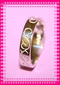 JT - 925 Sterling Silver ENGRAVED Wedding Band