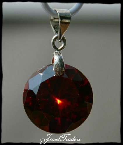 JT - January Birth Siam Authentic Crystal