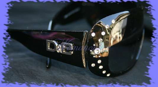 JT - "STUNNING" BLACK Diamante Detailed FASHION Sunglasses