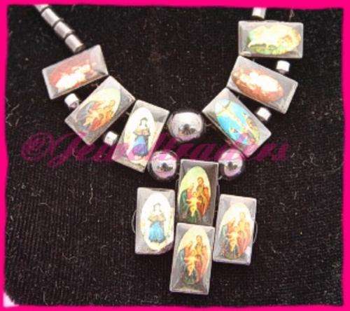 JT- MAGNETIC Healing Catholic Saints Necklace