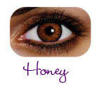 JT - STUNNING Comfortable Three toned Colour Contact Lenses - HONEY