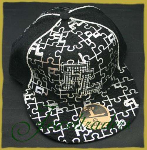 JT - AUTHENTIC BLACK CURSEDI "HIP HOP""FL" Cap