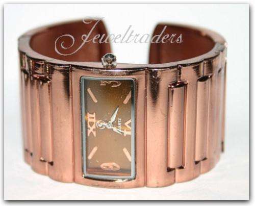 JT - "FLORENTINE BRONZE" Plated Grandeur Bangle Watch